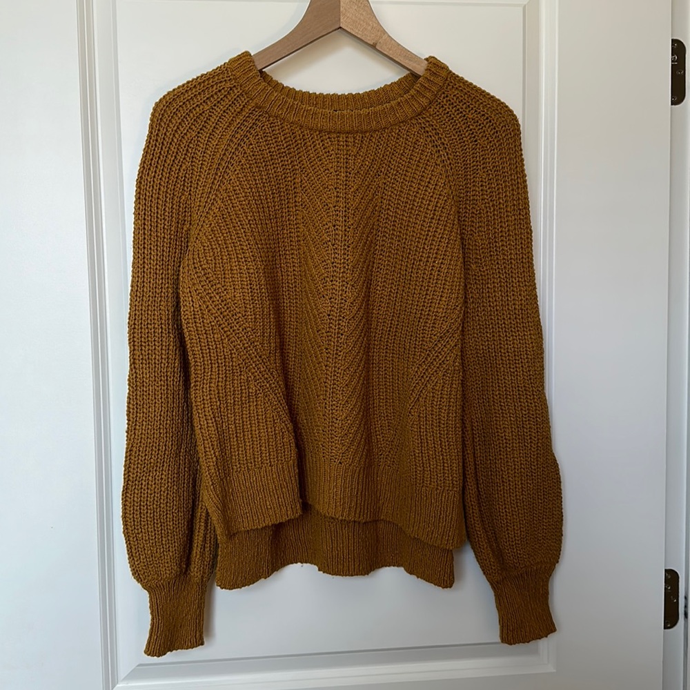Madewell Balloon Sleeve Sweater